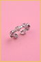 Heliophilia Silver Anillo de Plata con Circonita